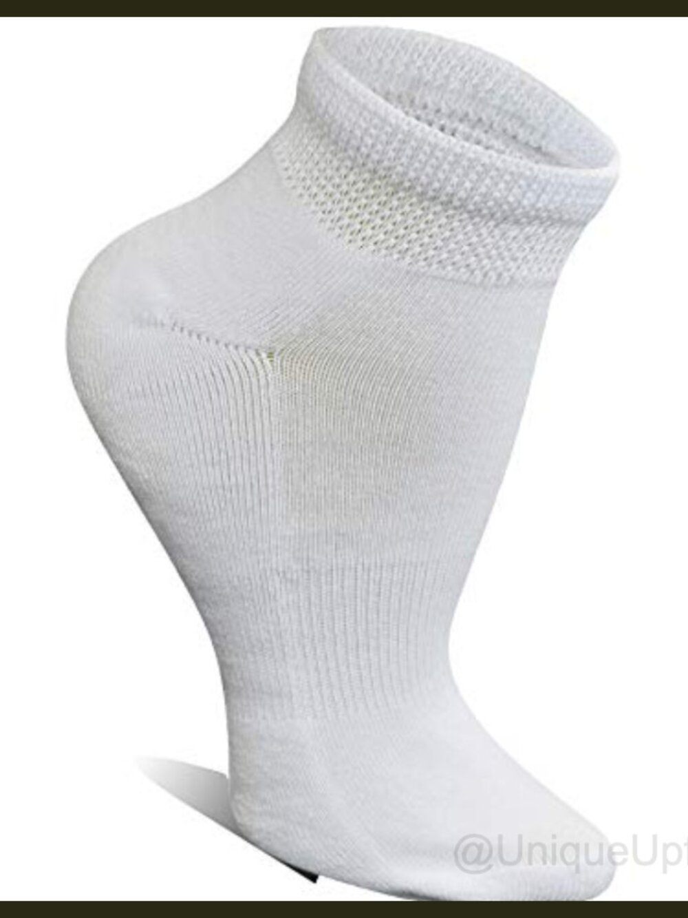5 Pairs Womens Cotton Diabetic Low Cut Seamless Toe Socks